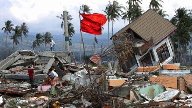 Endonezyann Sulawesi Adas'nda 6,1 byklnde deprem meydana geldi