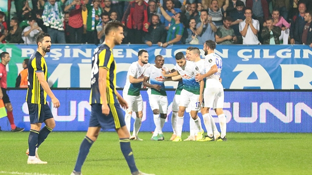 .Rizespor: 3 Fenerbahe: 0