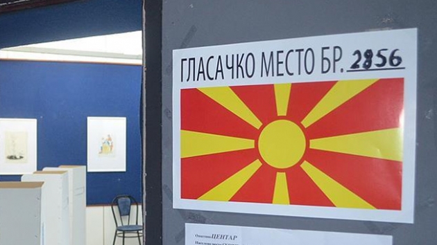 Makedonya'daki referandumda oy verme ilemi tamamland