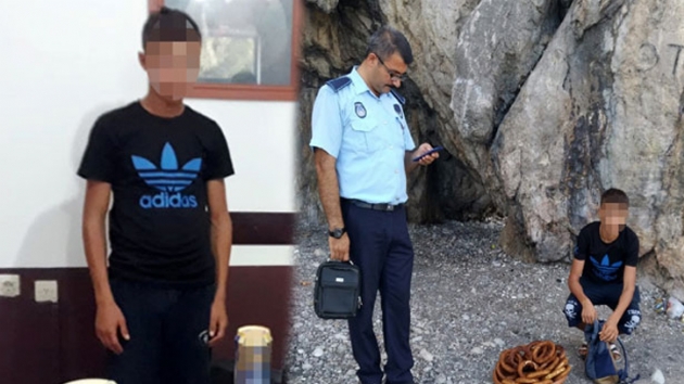 Sahilde alkoll iecek satan ocuklara operasyon