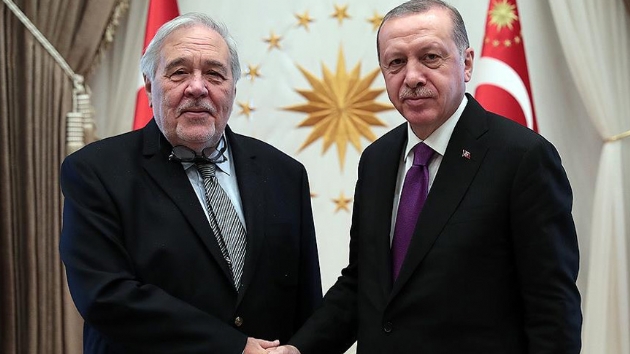 Bakan Erdoan lber Ortayl'y kabul etti