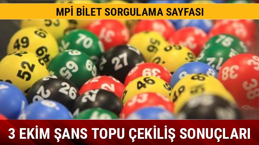 �ans Topu �ekili�i 3 Ekim sonu�lar�