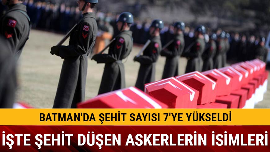 Batman'da ter�r sald�r�s�: 7 �ehit, 2 yaral�