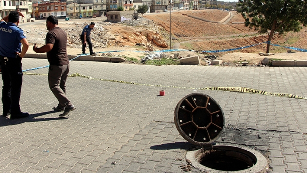 Kanalizasyonda el bombas bulundu