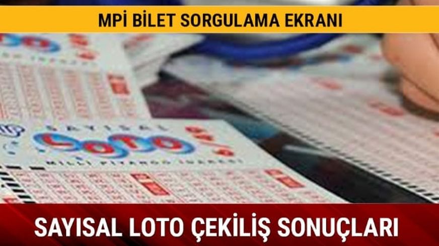 6 Ekim Say�sal Loto sonu�lar� a��kland�