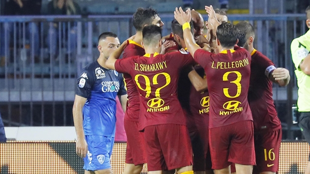 Roma, ecel terleri dkt mata deplasmanda Empoli'yi 2-0 malup etti