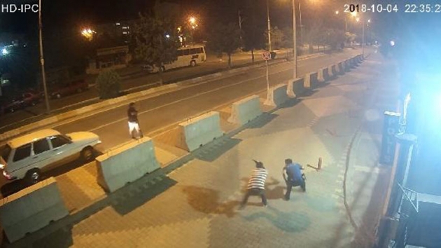 Adyaman'da karakol nndeki atmaya 3 tutuklama