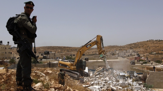 galci srail gleri Avar'da Filistinlilerin evlerini ykt
