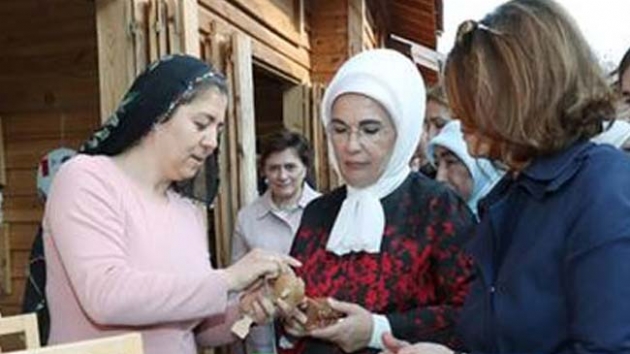 Emine Erdoan, Anadolu Ak Hava Mzesini ziyaret etti