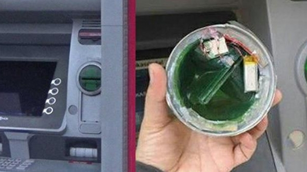 Fatih'te ATM'ye yerletirdii kart kopyalama aparatn skerken yakalanan pheli tutukland 
