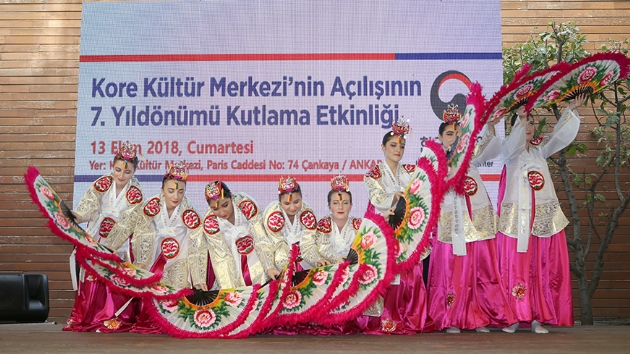 Gney Kore'nin Ankara Bykelilii bnyesinde faaliyetlerini yrten Kore Kltr Merkezi'nin alnn 7. yl dnm dolaysyla kutlama etkinlii dzenlendi