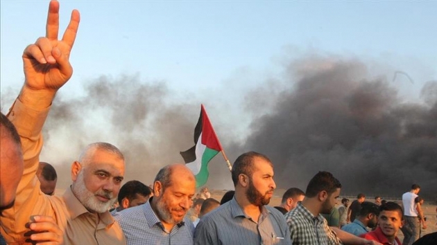 Hamas Siyasi Bro Bakan Heniyye: Gazze ablukadan kurtuluncaya kadar gsteriler devam edecek