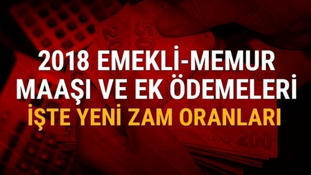 Memur emekli maa zam oranlar ne kadar?