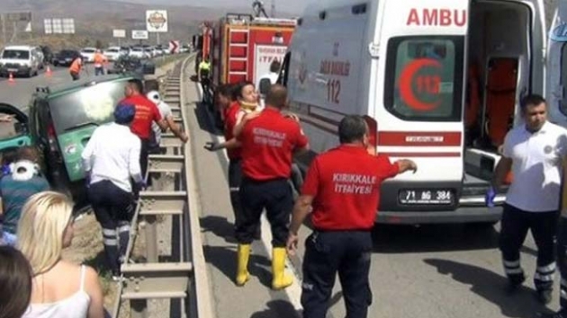 Krkkale'de 3 zincirleme kaza: 9 yaral