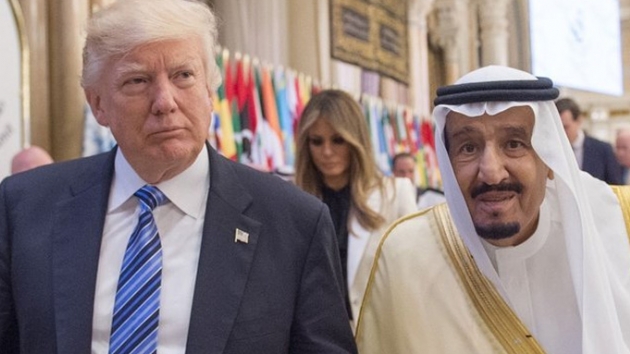 ABD Bakan Trump Suudi Arabistan Kral Selman ile ''Kak''y grt 