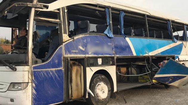 Kahramanmara'ta yolcu otobs devrildi: 7 l, 24 yaral