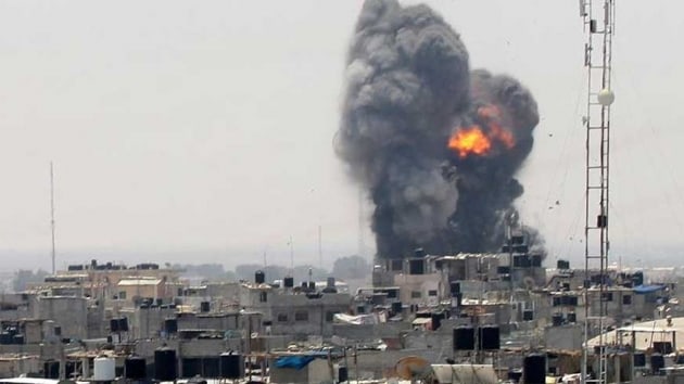 srail'den Gazze'ye hava saldrs       