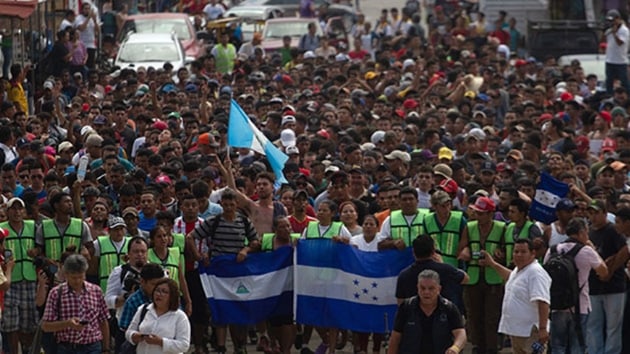 3 bin Hondurasl refah iin ABD'ye gidiyor