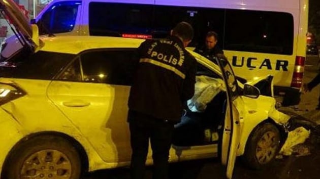 Tekirda'da hrszlk phelileri, kiralk otomobille kaza yapnca yakaland 