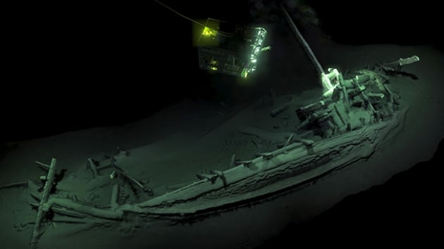 Dnyann en eski dokunulmam gemi enkaz Karadenizde bulundu  
