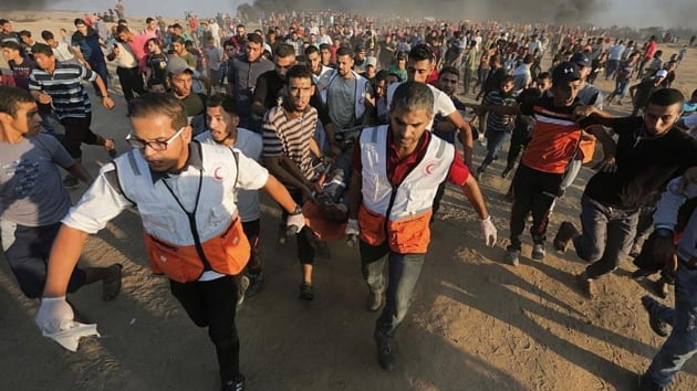 galci srail askerlerinin yaralad 17 yandaki Filistinli ehit oldu