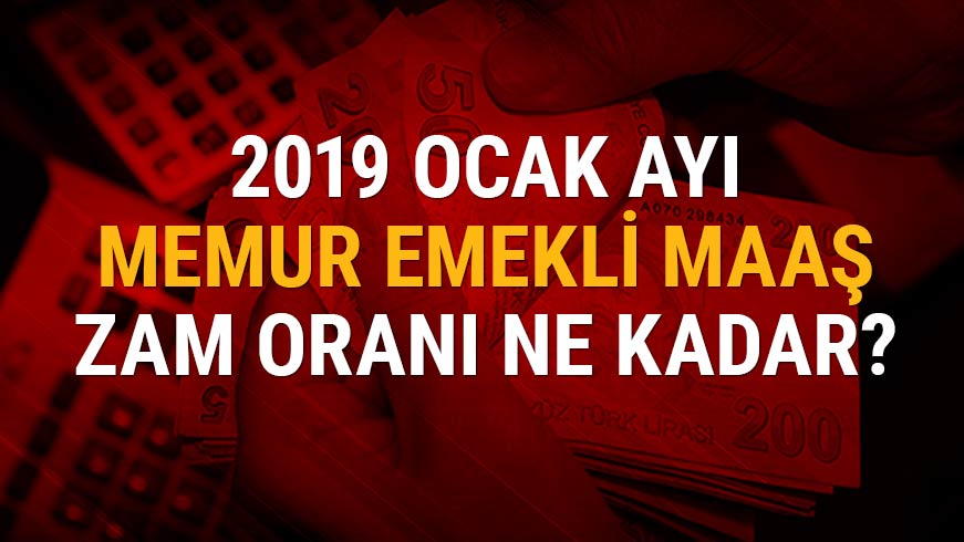 2019 en d���k emekli memur maa�� ka� lira? 