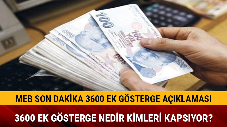 ��retmenlere Ek g�sterge m�jdesi