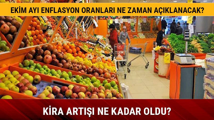 Ekim enflasyon oran� a��klanmay� bekleniyor