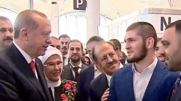 Bakan Erdoan Nurmagomedov ile grt