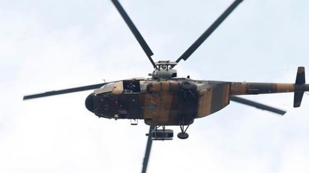 Afganistan'da orduya ait helikopter dt