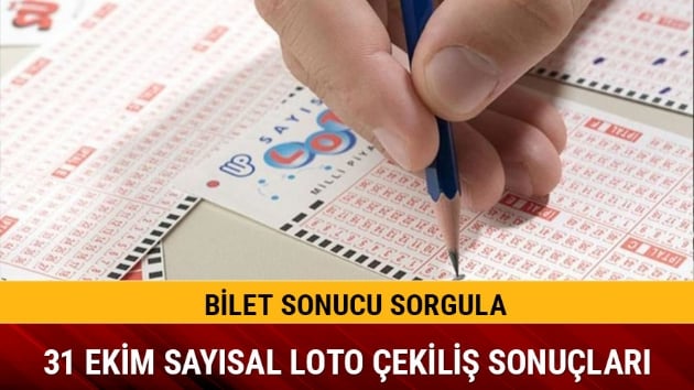 Saysal Loto sonular 31 Ekim