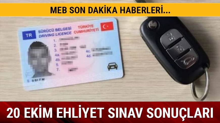 Ehliyet s�nav sonu�lar� a��kland� m�?