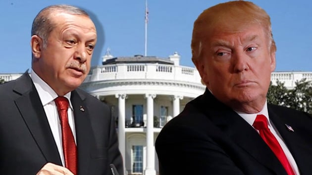 Beyaz Saray Szcs Sanders: Erdoan ve Trump Suriye'deki koordinasyon konusunda birlikte alma arzusunu ele ald