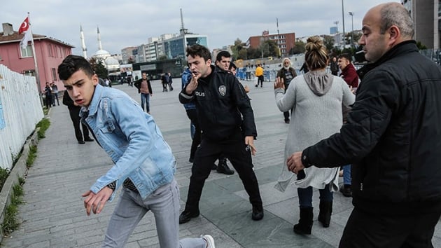 Adliye nnde ''yan baktn'' kavgas