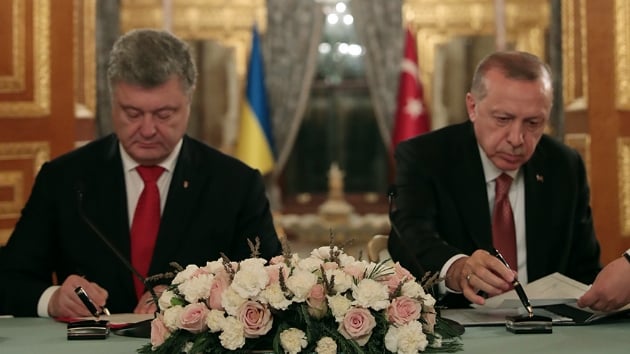 Trkiye ile Ukrayna arasnda i birlii anlamas imzaland