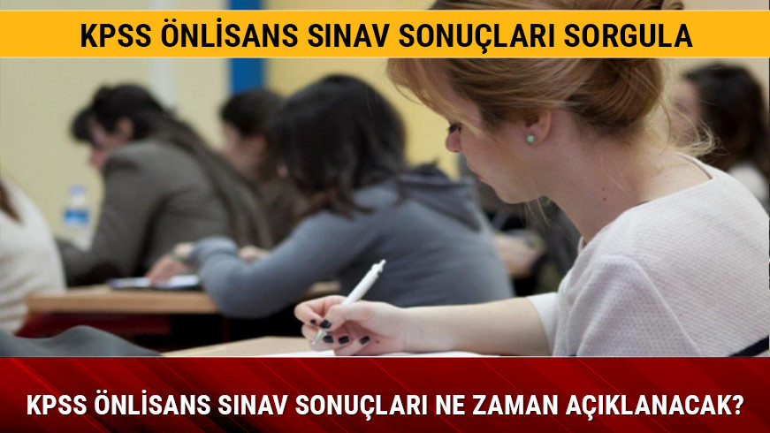KPSS �nlisans sorular� yay�nda