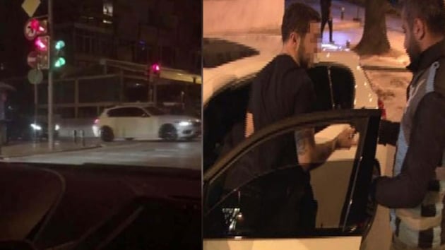  Badat Caddesi'nde drift yapan srcye ceza yad 