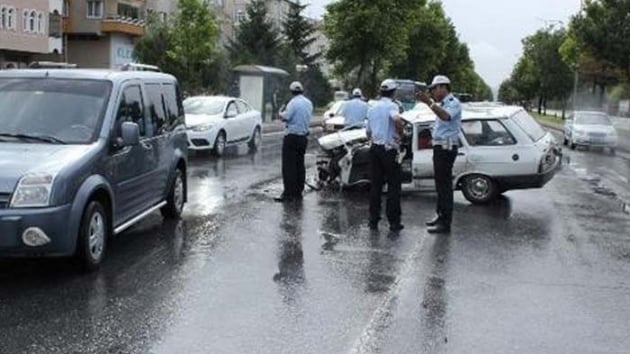 Kayseri'de trafik kazas: 4 yaral  