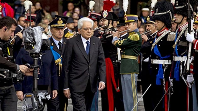 talya Cumhurbakan Mattarella: 1. Dnya Sava'nn kkenindeki 'saldrgan milliyetilii' unutmayn