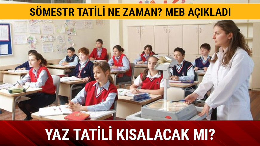 S�mestr tatili i�in bekleyi� s�r�yor