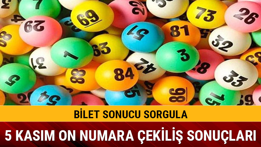 5 Kas�m On Numara sonu�lar� a��kland�