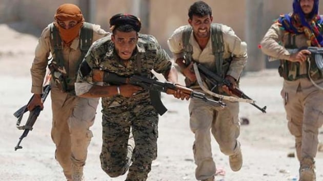 Deyrizor'da YPG/PKK-DEA atmas yeniden balad 
