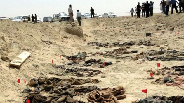 Musul'da 30  cesedin yer ald yeni bir toplu mezar bulundu      