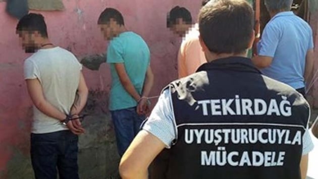 Çorlu'da uyuşturucu operasyonu