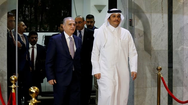 Yeni hkmet sonras Irak'a Krfez'den ilk ziyaret Katar'dan gerekletirildi