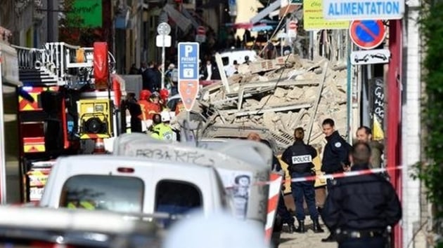Fransa'da ken iki binann enkazndan 6 kiinin cesedi karld