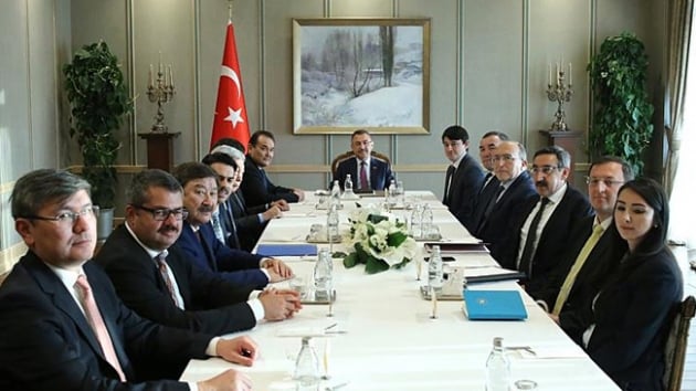 Cumhurbakan Yardmcs Oktay, Trk Konseyi Diaspora Bakanlar Heyeti'ni kabul etti