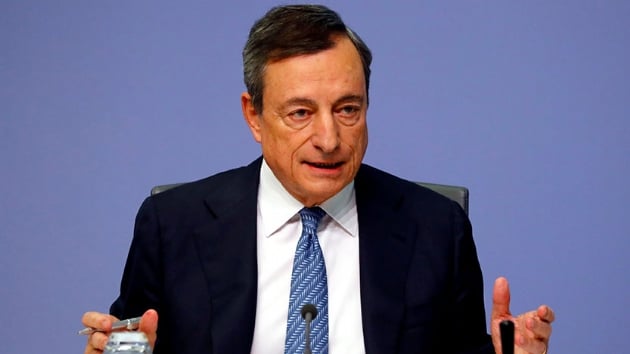 Draghi: Artan risklere karn Euro Blgesi'nde byme srecek