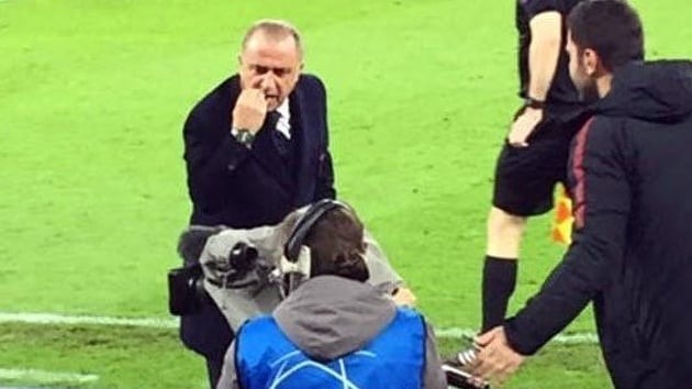 Fatih Terim'in Schalke manda kameramanla tartt diyaloun perde arkas ortaya kt