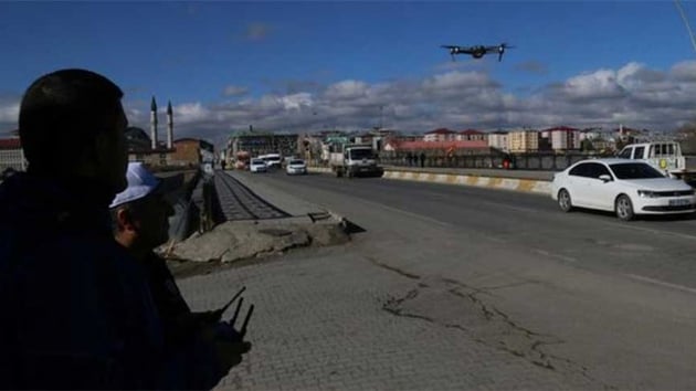 'Drone'lu denetimde srclere ceza yad